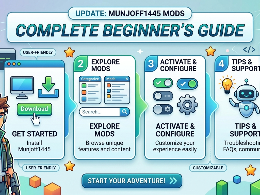 Update Munjoff1445 Mods: Complete Beginner’s Guide