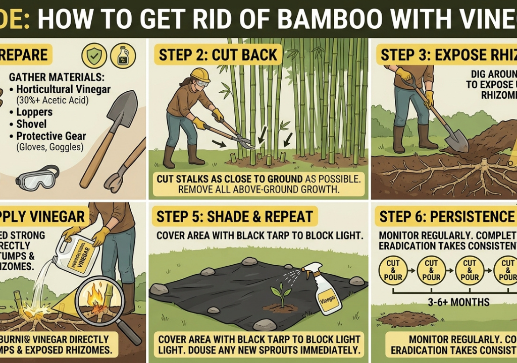 How to Get Rid of Bamboo With Vinegar: A Complete Guide