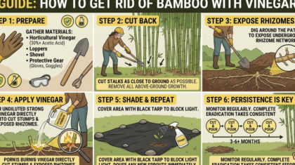 How to Get Rid of Bamboo With Vinegar