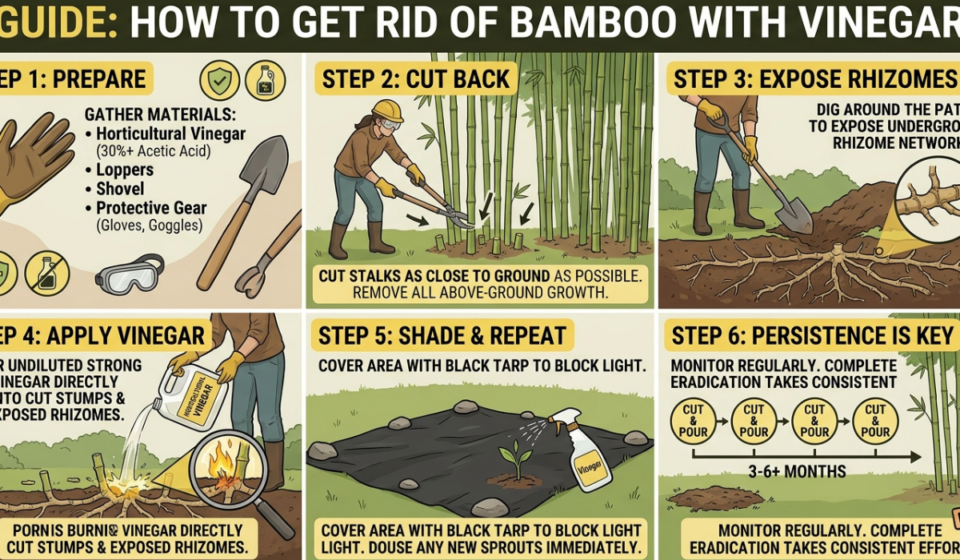 How to Get Rid of Bamboo With Vinegar